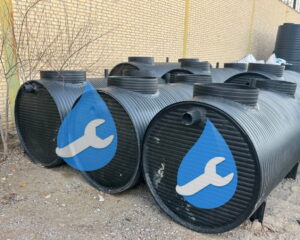 25 عدد سپتیک تانک پلی اتیلن سفارش لیان پارس