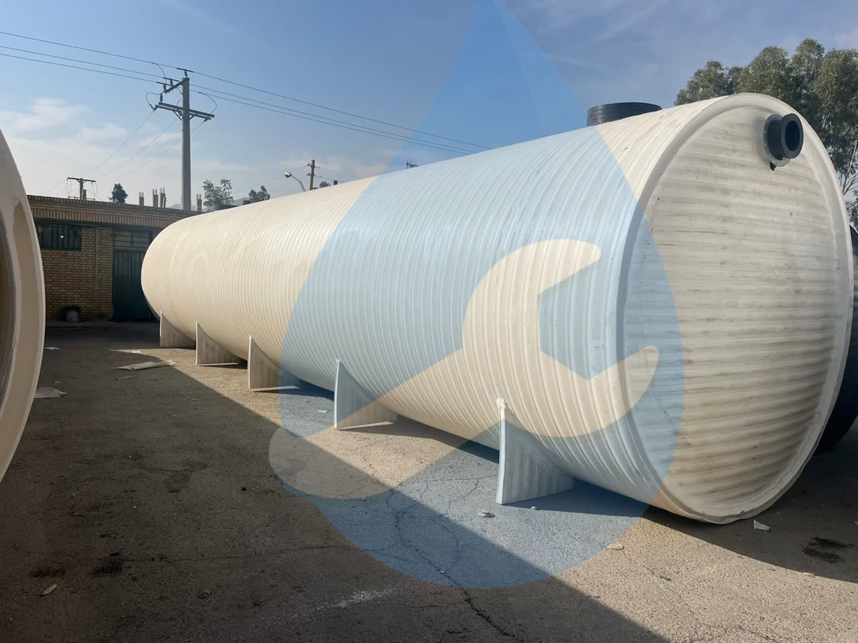 سپتیک تانک پلی اتیلن به حجم 100 متر مکعب