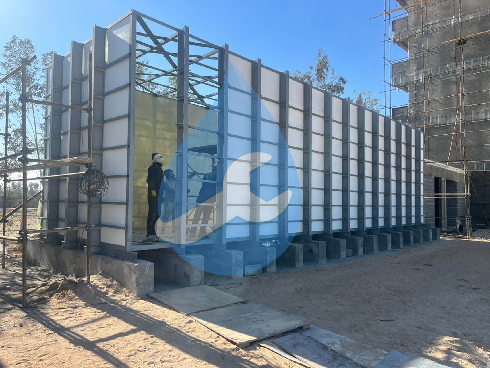 مخزن GRP به ظرفیت 225000 لیتر-کربلای معلی -عراق