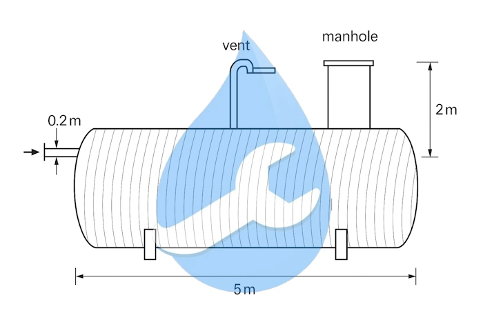 محاسبه ظرفیت سپتیک تانک .