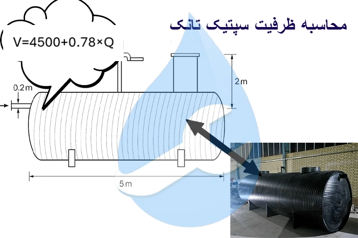 محاسبه ظرفیت سپتیک تانک