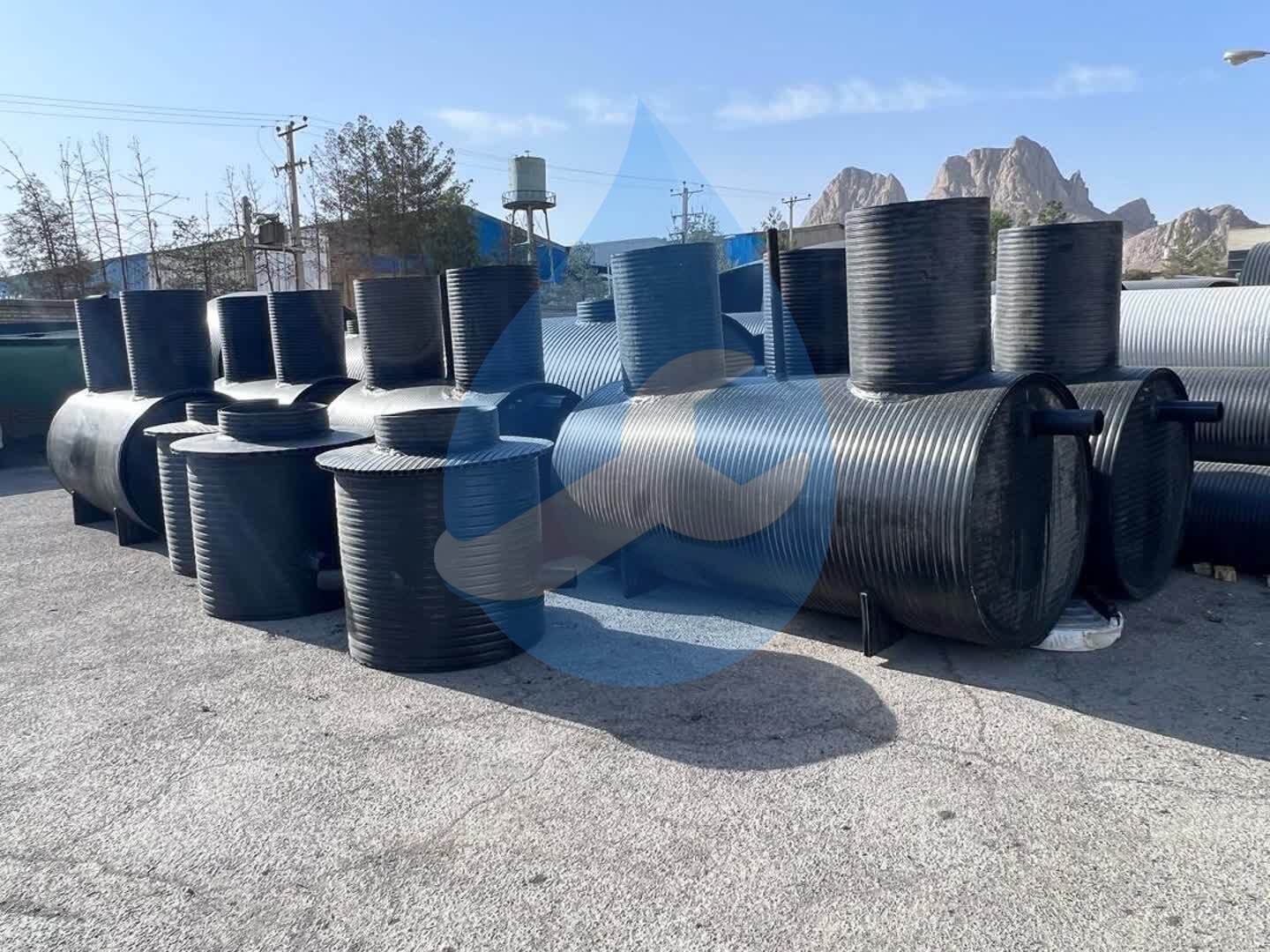 سپتیک تانک با منهول یک متری