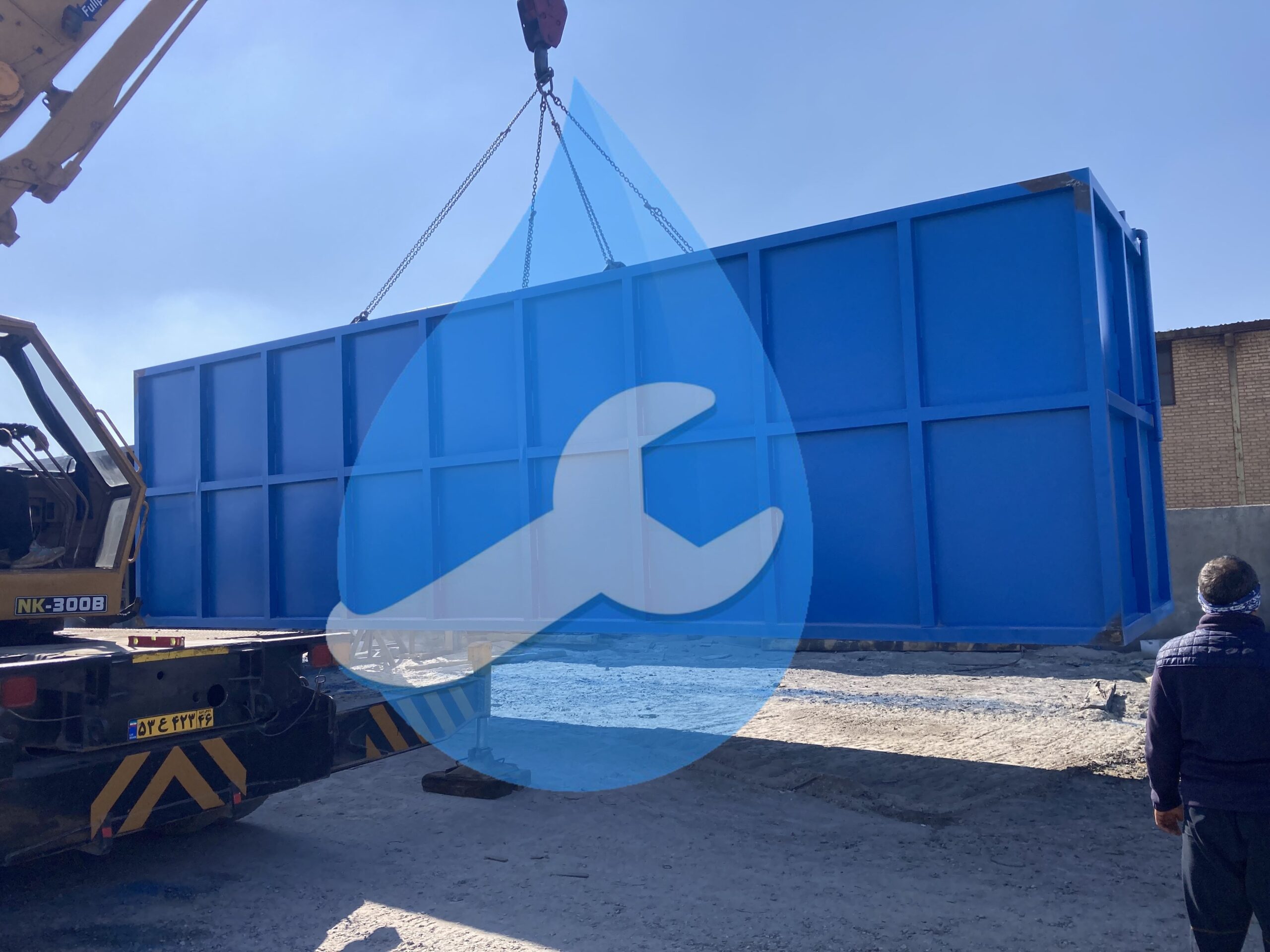 پکیج تصفیه فاضلاب فلزی