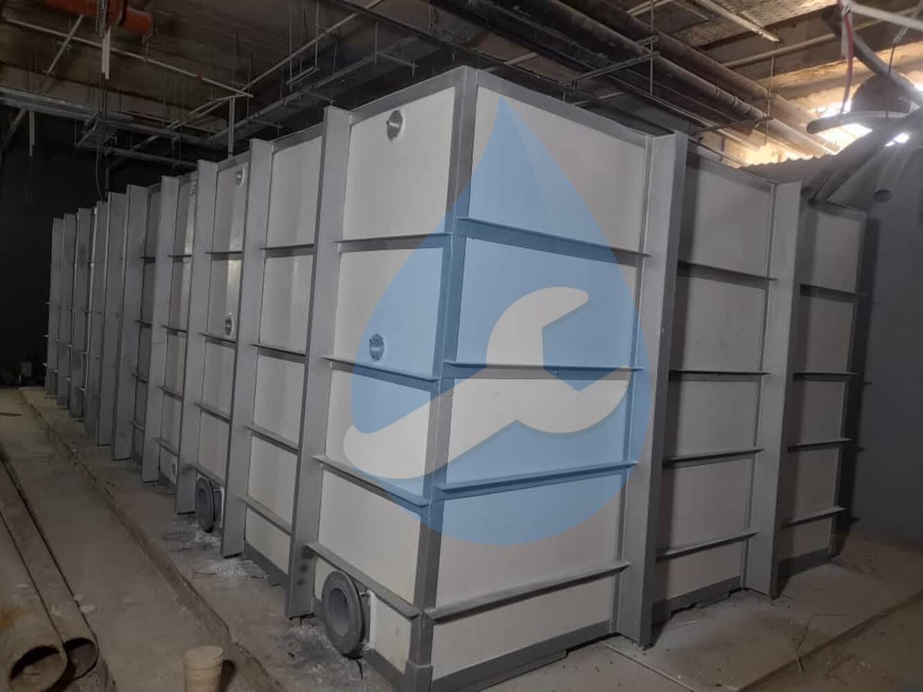 مخزن آب GRP به ظرفیت 25000 لیتر