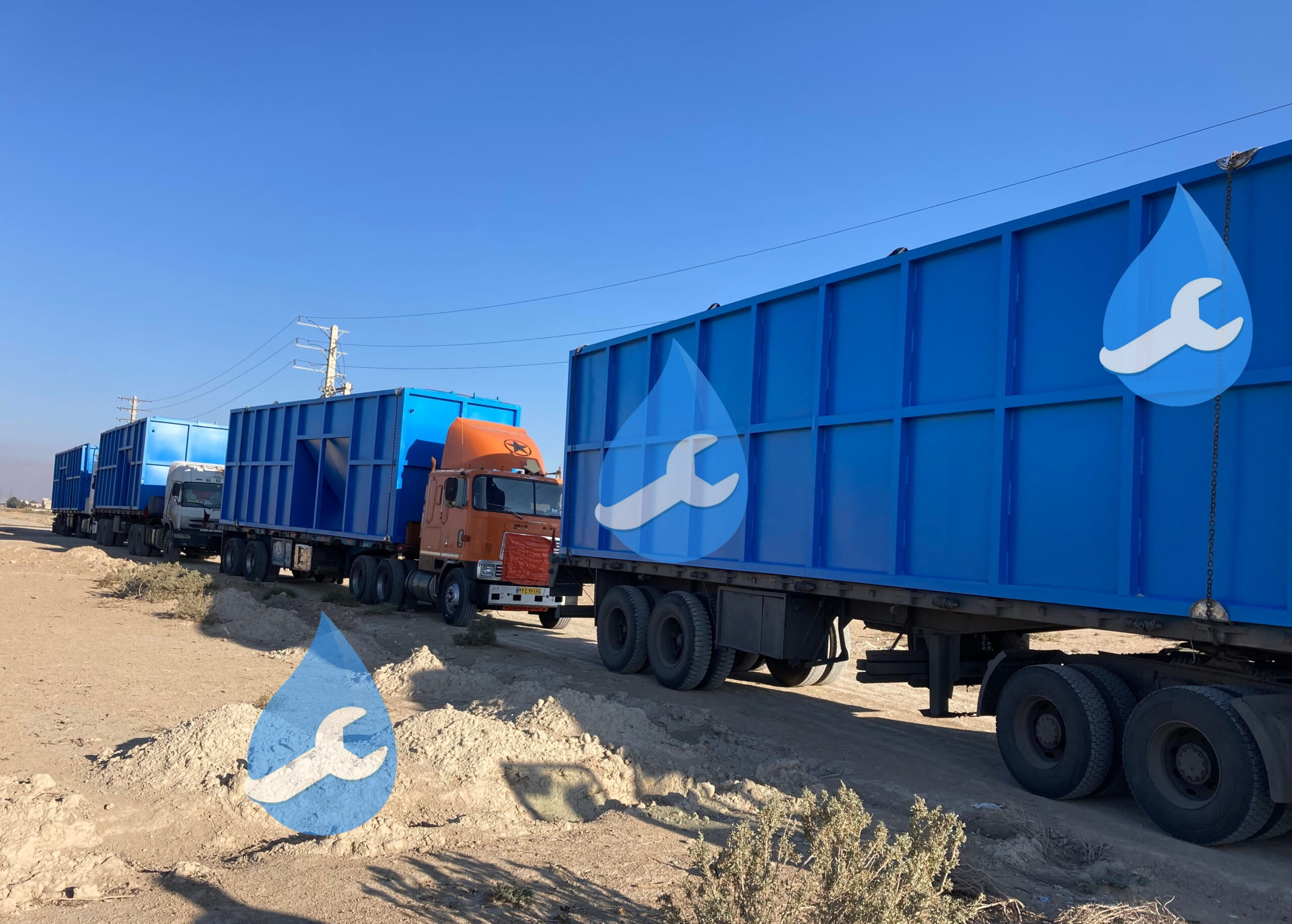 پکیج تصفیه فاضلاب فلزی